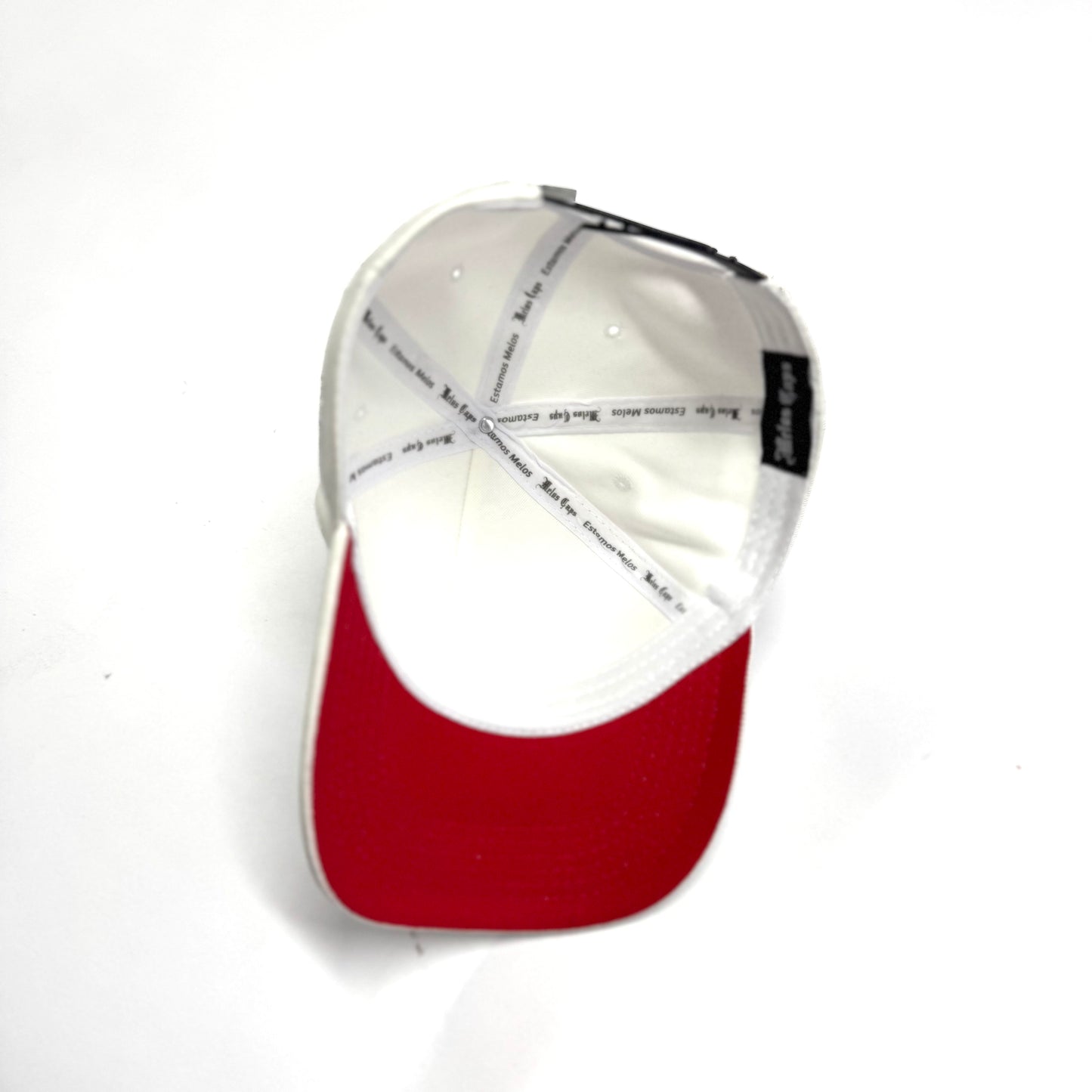 MELOS CAPS CLASSIC BLANCA CON ROJO