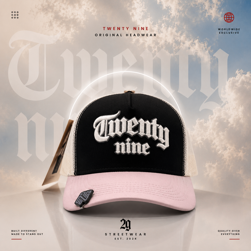 TWENTY NINE (NEGRO/ROSADO)