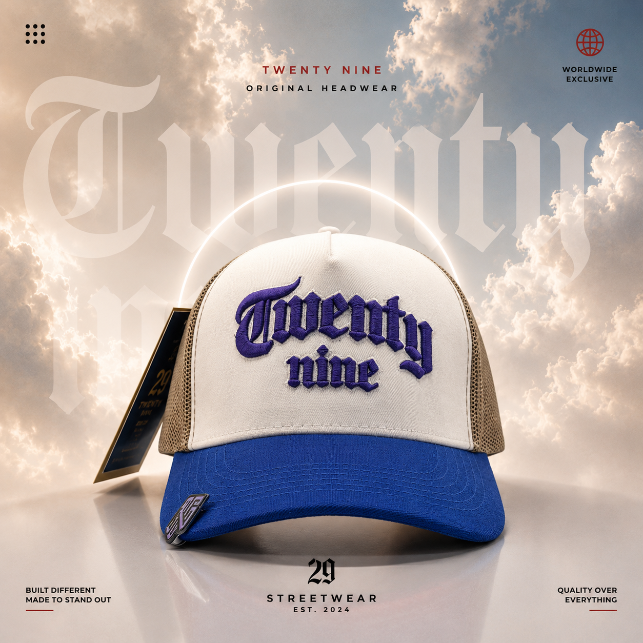TWENTY NINE (CAQUI/BLANCO/AZUL)