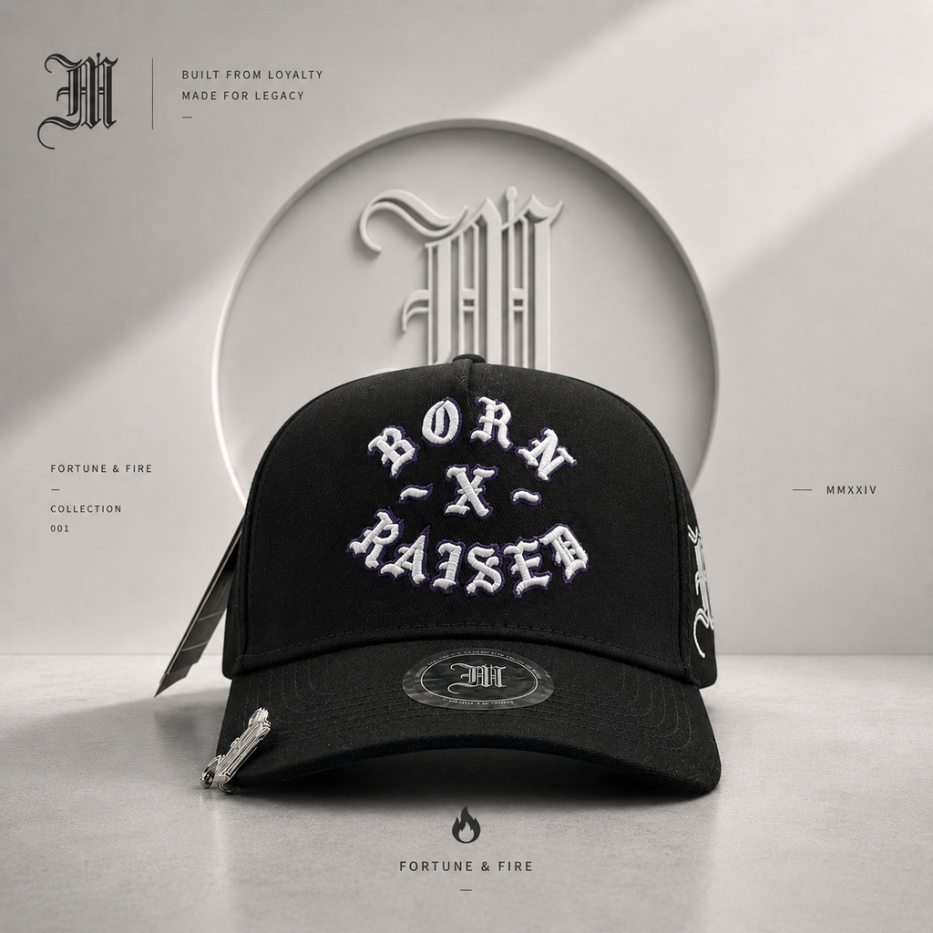 BORN X RAISED / NEGRO - MORADO