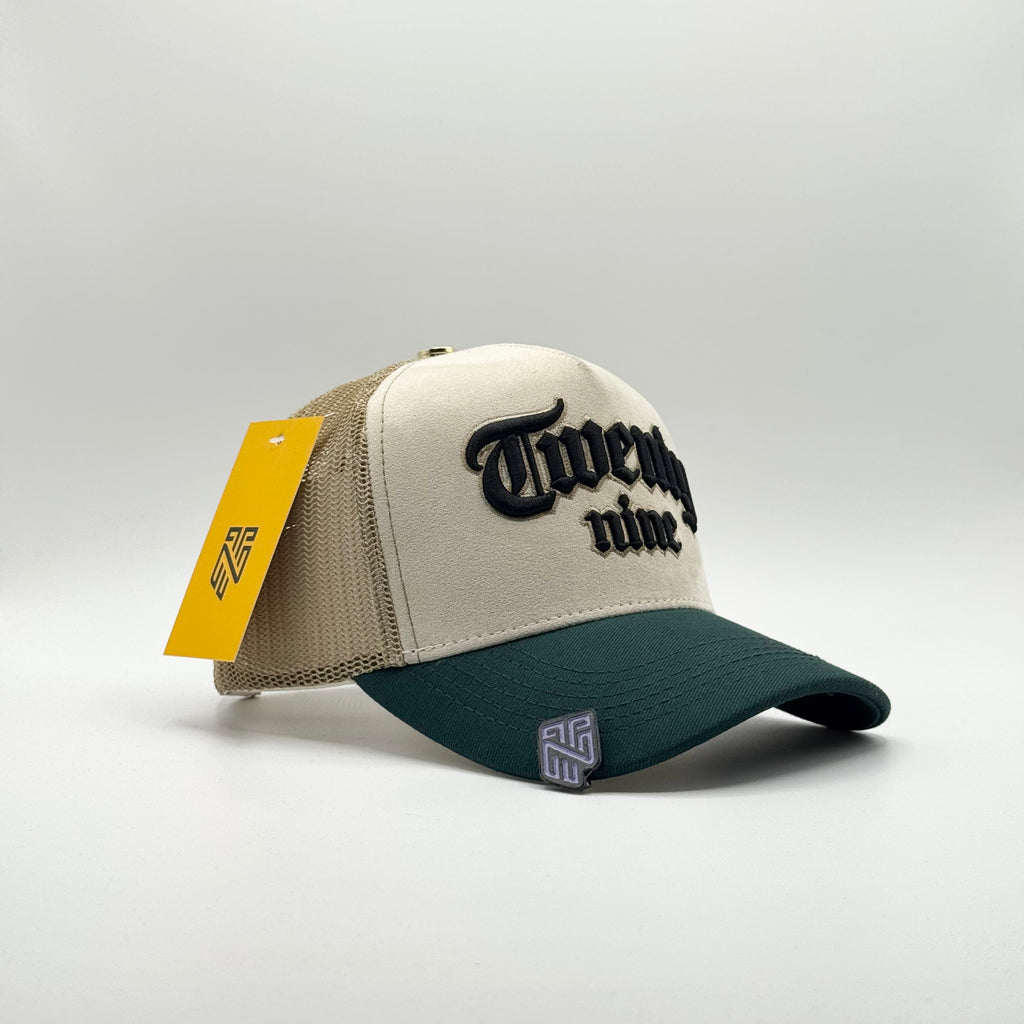 TWENTY NINE (BEIGE GAMUZA/CAQUI/VERDE)