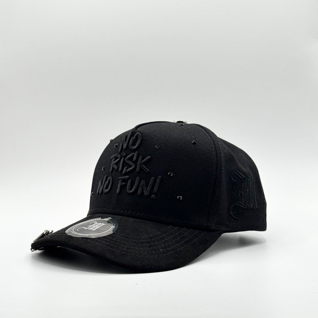 NO RISK NO FUN BLACK / VISOR GAMUZA