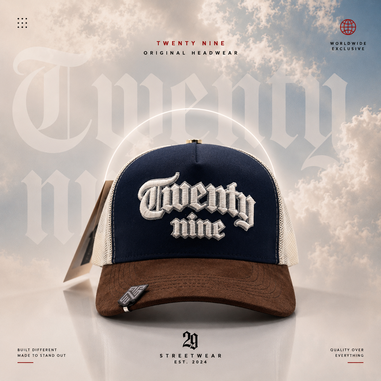 TWENTY NINE (AZUL/CAFE)