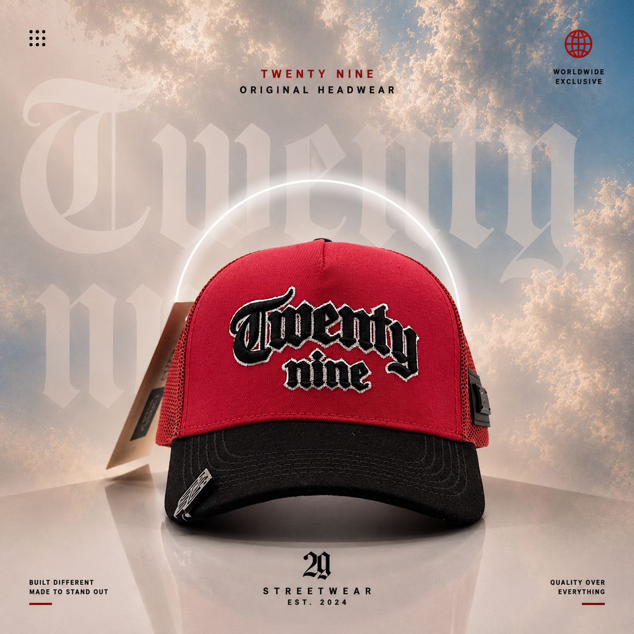 TWENTY NINE (ROJO/NEGRO)