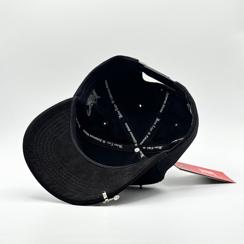 NO RISK NO FUN BLACK / VISOR GAMUZA