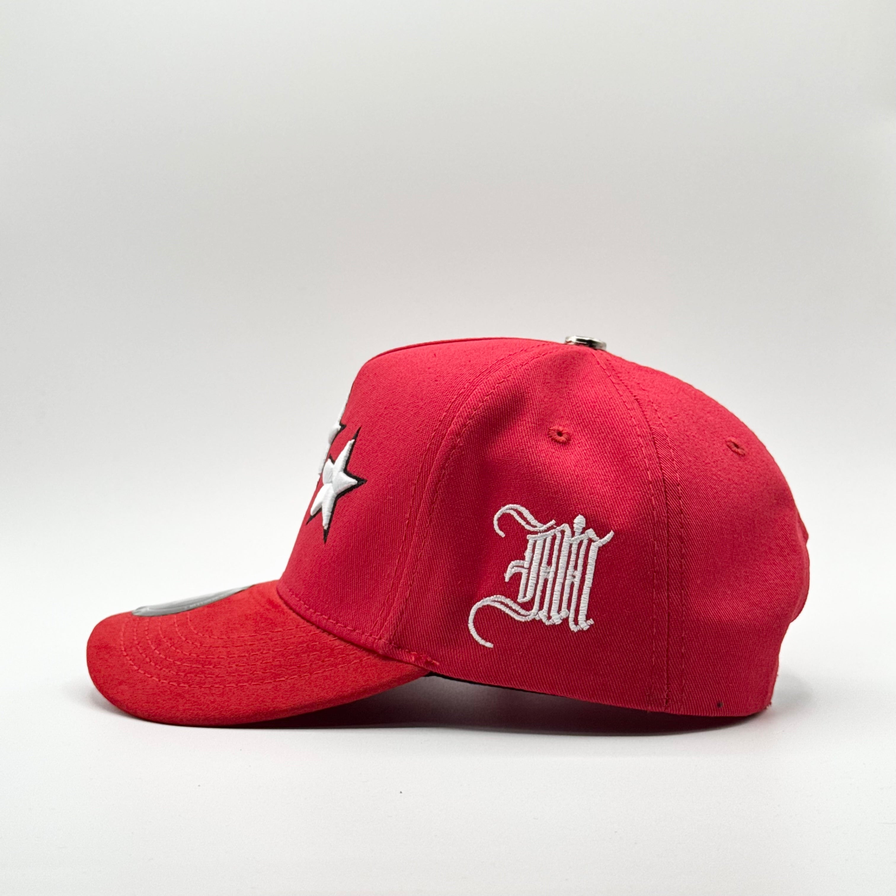 3 STARTS ROJA / VISOR GAMUZA