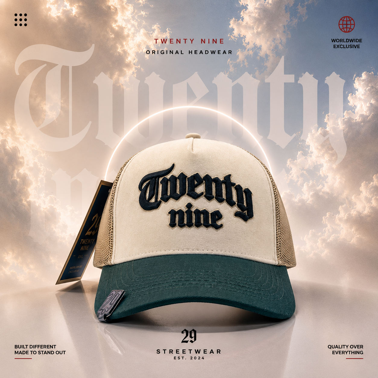 TWENTY NINE (BEIGE GAMUZA/CAQUI/VERDE)