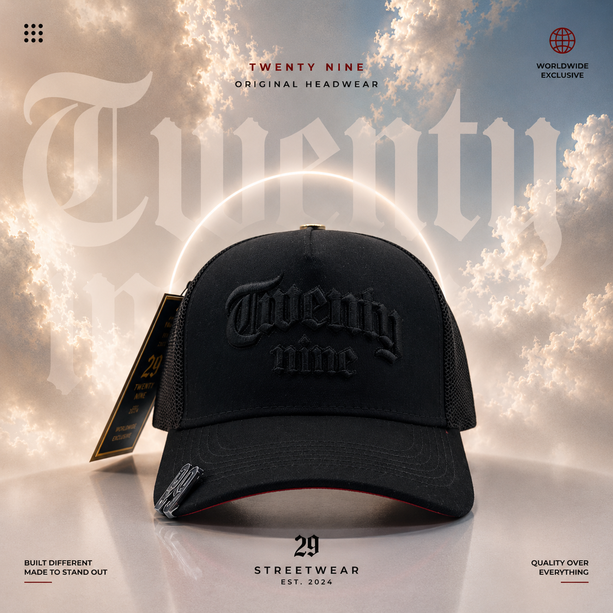 TWENTY NINE (BLACK/ROJO)