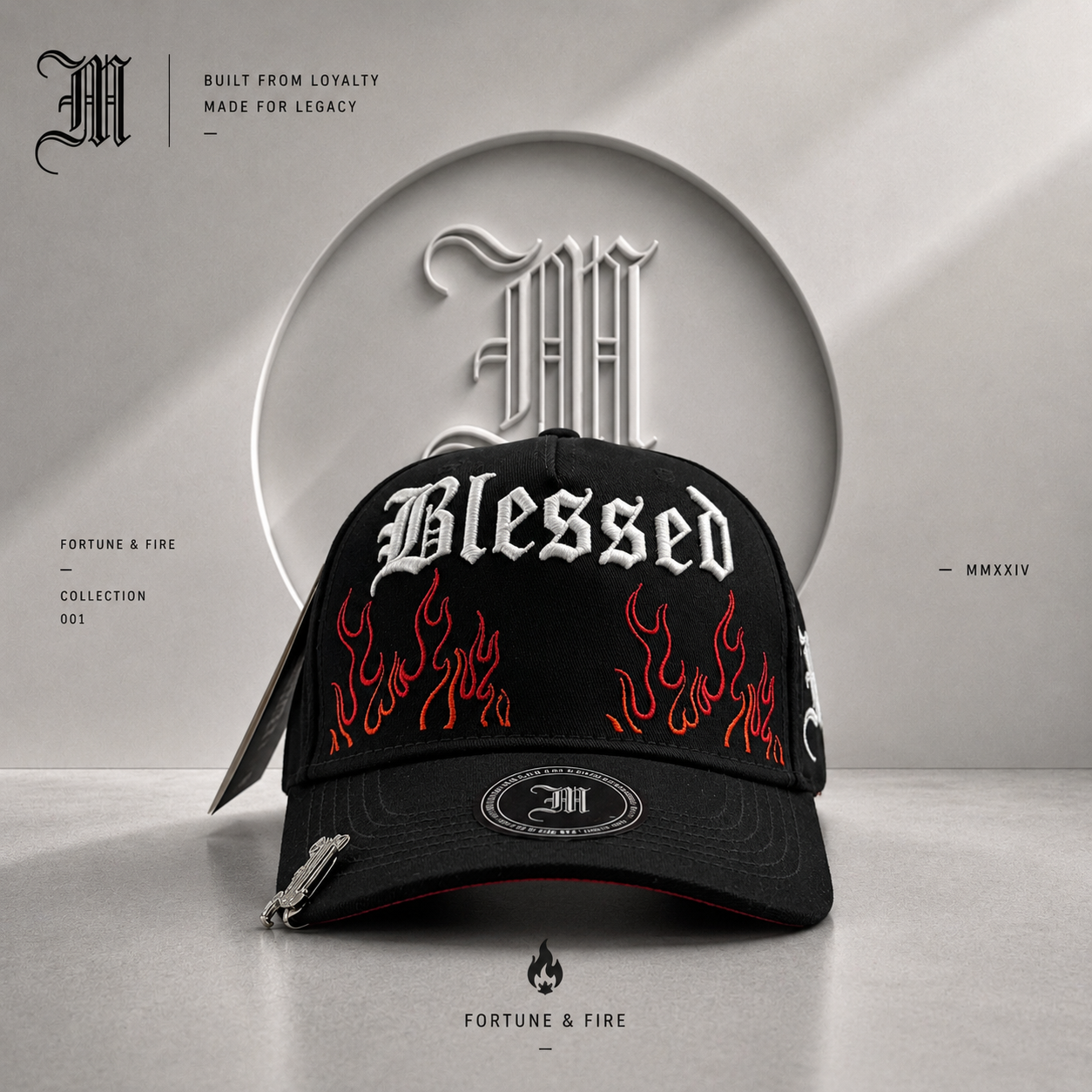BLESSED / NEGRO - ROJO