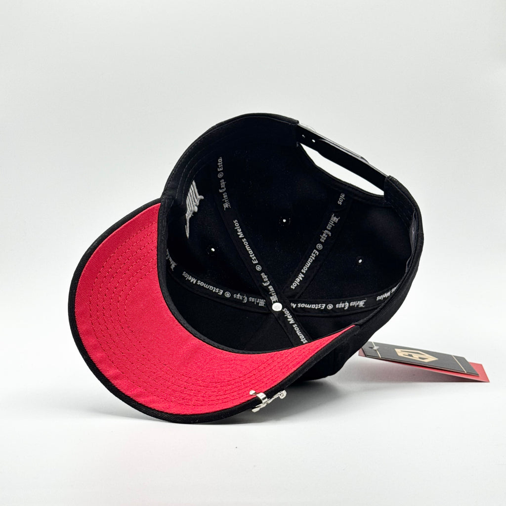 3 ESTRELLAS BLACK / NEGRO - ROJO