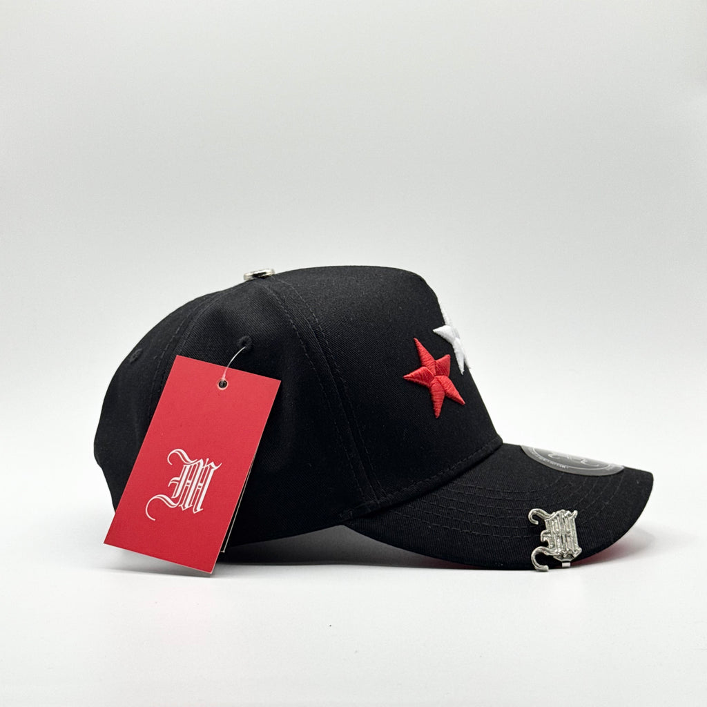 3 ESTRELLAS BLACK / NEGRO - ROJO